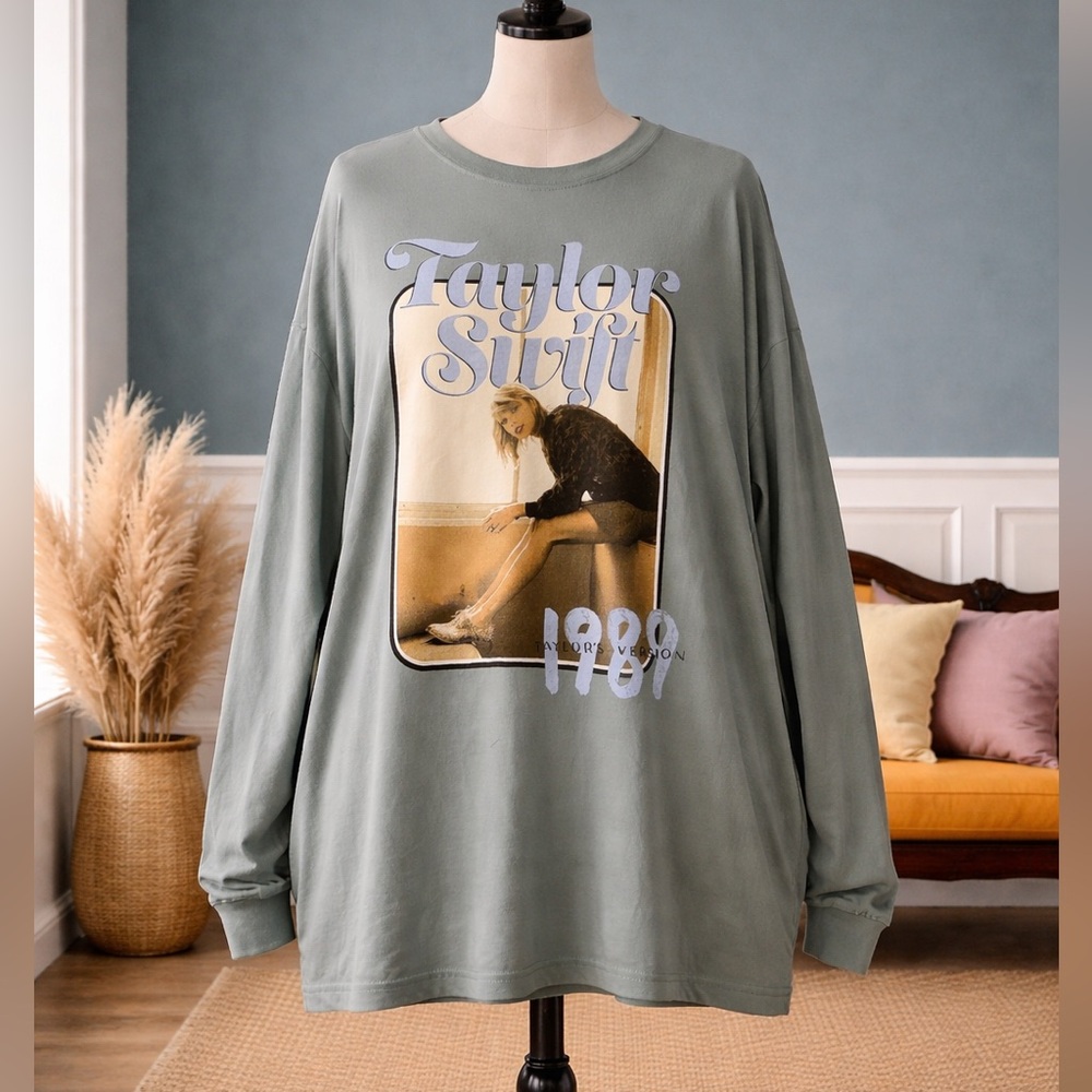 Taylor Swift Sage Green Crewneck